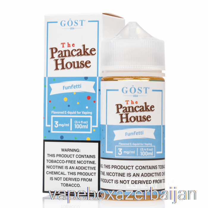 E-Juice Vape Funfetti - The Pancake House - GOST Vapor - 100mL 6mg